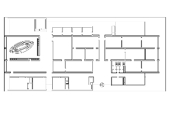 02_Museum Voorlinden - Kraaijvanger Architects - Floor Plan, Ground Floor (clean)